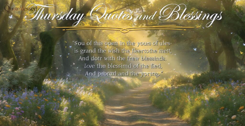 Happy Thursday Blessings, Greetings and Prayers