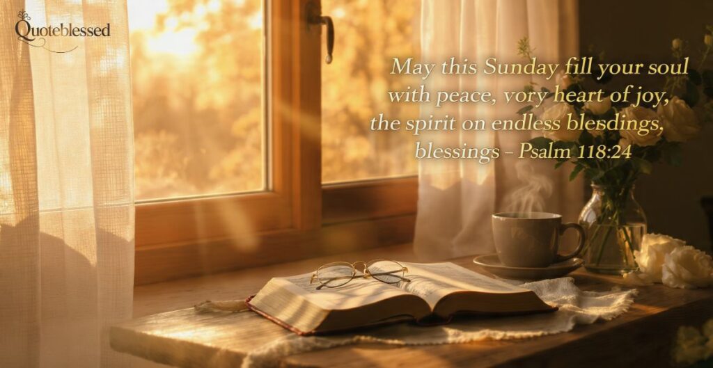 Top Good Morning Sunday Blessings Bringing Peace and Positivity Verse
