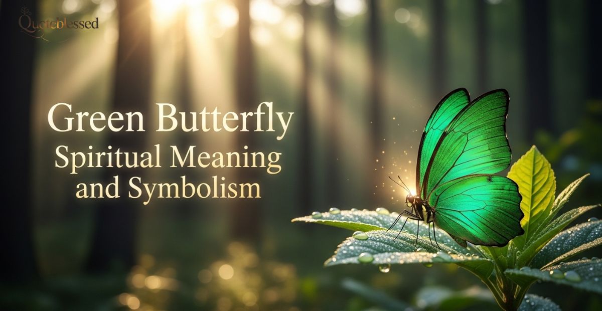 Green Butterfly Spiritual Meaning and Symbolism