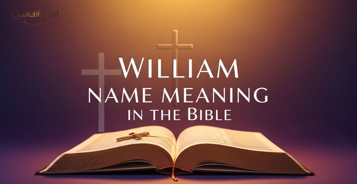 William Name Meaning in the Bible