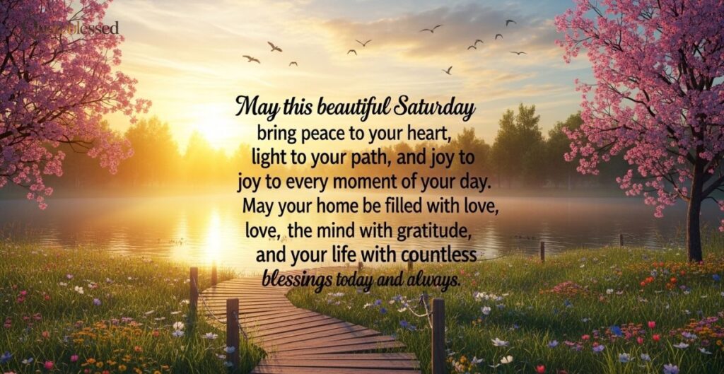 Beautiful Saturday Blessings Images and Quotes