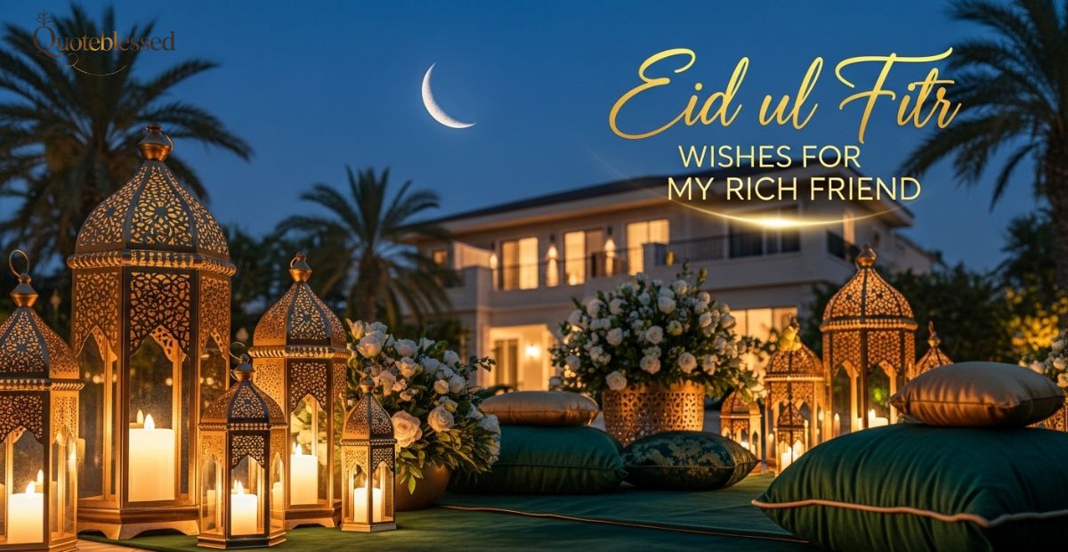 Eid ul Fitr Wishes for My Rich Friend