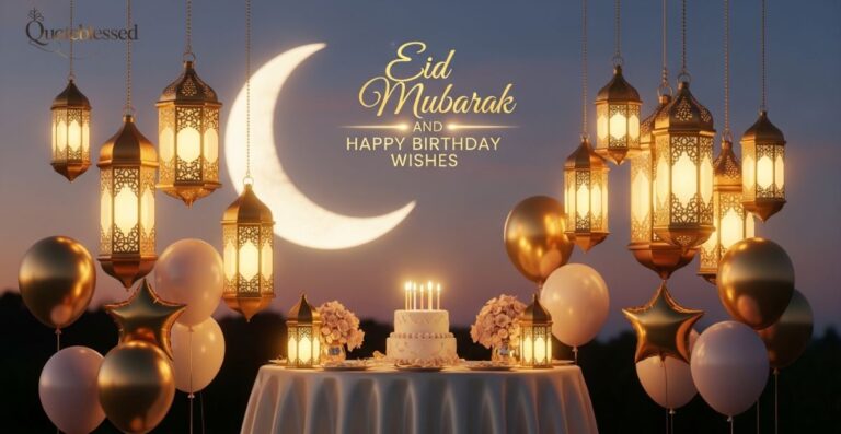 🌙 Eid Mubarak and Happy Birthday Wishes: Celebrate a Special Day Twice! 🎂✨